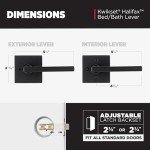 Kwikset Halifax Keyless Push Button Door Lever