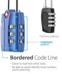 Fosmon TSA-Approved 3-Digit Combination Lock