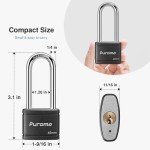 Puroma 2-Pack Unpickable Padlocks with Keys