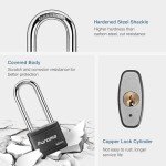 Puroma 2-Pack Unpickable Padlocks with Keys
