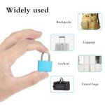 4 Travel Locks with Key - Security for Bags