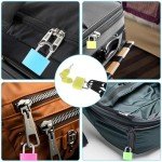 4 Travel Locks with Key - Security for Bags