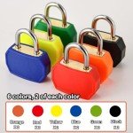 12 Pack Keyed Luggage Locks in 6 Colors