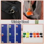 12 Pack Keyed Luggage Locks in 6 Colors