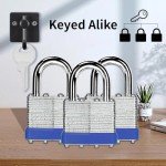 LQYN 40mm Unpickable Keyed Padlock Set