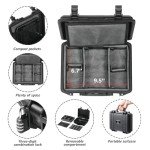 Large Odor-Proof Box with Lock for Travel