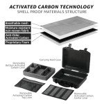 Large Odor-Proof Box with Lock for Travel