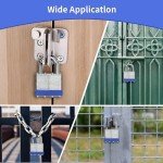 LQYN 40mm Unpickable Keyed Padlock Set