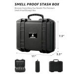 Large Odor-Proof Box with Lock for Travel