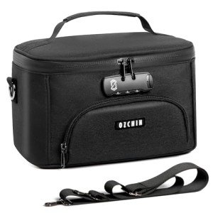 OZCHIN Carbon-Lined Portable Combination Lock Box