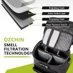 OZCHIN Carbon-Lined Portable Combination Lock Box