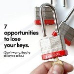 Lion Locks Keyed-Alike Padlock with 2-inch Shackle