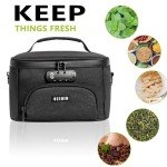 OZCHIN Carbon-Lined Portable Combination Lock Box