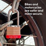 Lion Locks Keyed-Alike Padlock with 2-inch Shackle