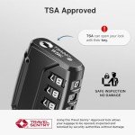 Puroma TSA Approved 4-Digit Luggage Locks - 4 Pack