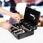 Money Box with Combination Lock and Tray