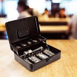 Money Box with Combination Lock and Tray
