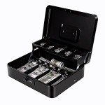 Money Box with Combination Lock and Tray