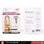 Water Spigot Lock with Keyed Padlock