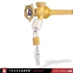 Water Spigot Lock with Keyed Padlock