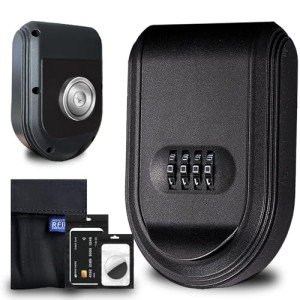 Magnetic Key Holder Box with Combination Lock