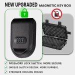 Magnetic Key Holder Box with Combination Lock