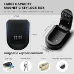 Magnetic Key Holder Box with Combination Lock