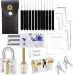 Heavy Duty Waterproof Steel Key Padlocks - 20 Pack