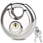 70mm Heavy Duty Waterproof Disc Locks - 2 Pack