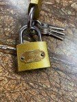 Set of Two Unpickable Locks with Keys