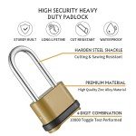 CINCINNO 4-Digit Heavy Duty Combination Lock Set