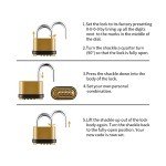 CINCINNO 4-Digit Heavy Duty Combination Lock Set