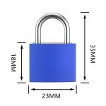 10 Pack Colorful Suitcase Locks with Keys