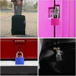 10 Pack Colorful Suitcase Locks with Keys