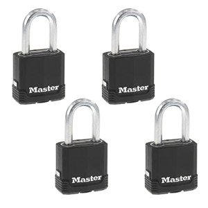 Master Lock Magnum Laminated Steel Padlocks - 4 Pack