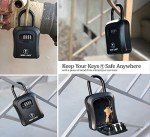 Portable Waterproof Iron Lock with 4-Digit Code