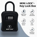 Portable Waterproof Iron Lock with 4-Digit Code