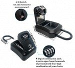 Portable Waterproof Iron Lock with 4-Digit Code