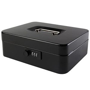 KYODOLED Large Combination Lock Cash Box