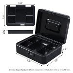KYODOLED Large Combination Lock Cash Box