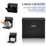 Secure Wall-Mounted Mailbox with Combination Lock