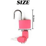 10 Colorful Metal Locks with Keys for Versatile Use