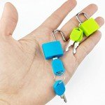 10 Colorful Metal Locks with Keys for Versatile Use