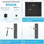 Secure Wall-Mounted Mailbox with Combination Lock