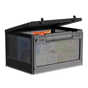 Transparent 24L Security Lockbox with Combination Lock