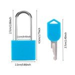 4-Pack Keyed Mini Luggage Locks in 4 Colors