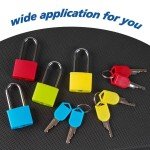 4-Pack Keyed Mini Luggage Locks in 4 Colors