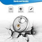 Travate 6-Piece Stainless Steel Disc Padlock Set