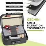 OZCHIN Smell Proof Bag with Combo Lock