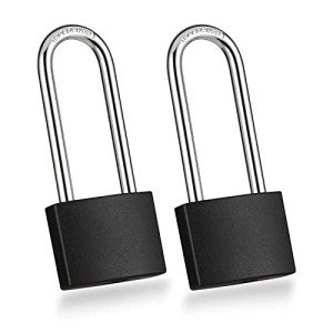 Guliffen Alike Padlocks with Long Shackles 2 Pack